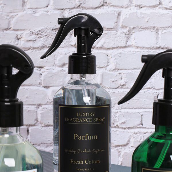 500ml room spray in French Vanilla scent with black label