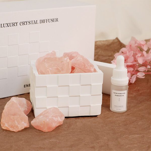 Luxury Crystal Gypsum Diffuser Box with Fragrance Oil - Image 2