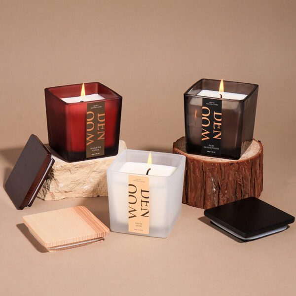 Floating Wood Scented Candle