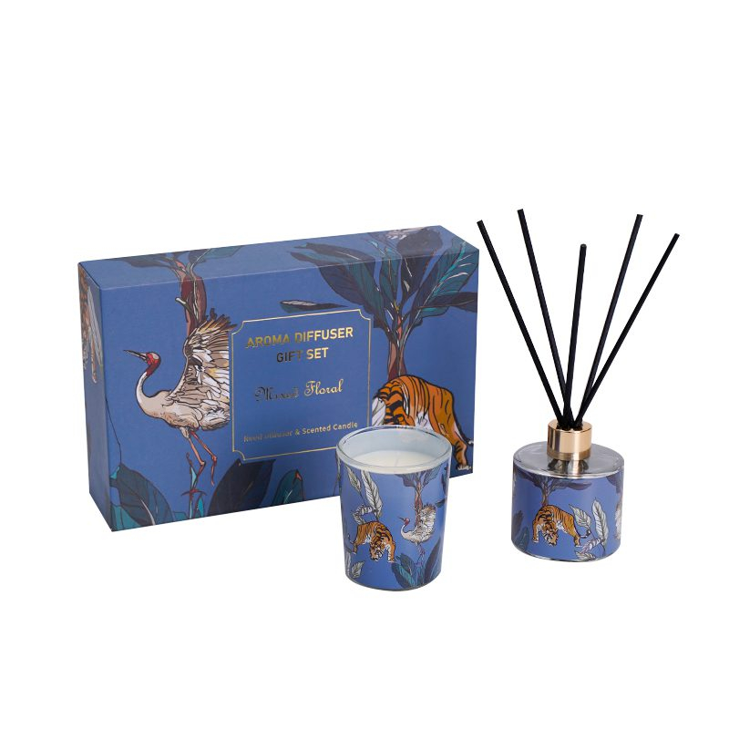 Zoo Inspired Reed Diffuser Set – Candle Gift for Home