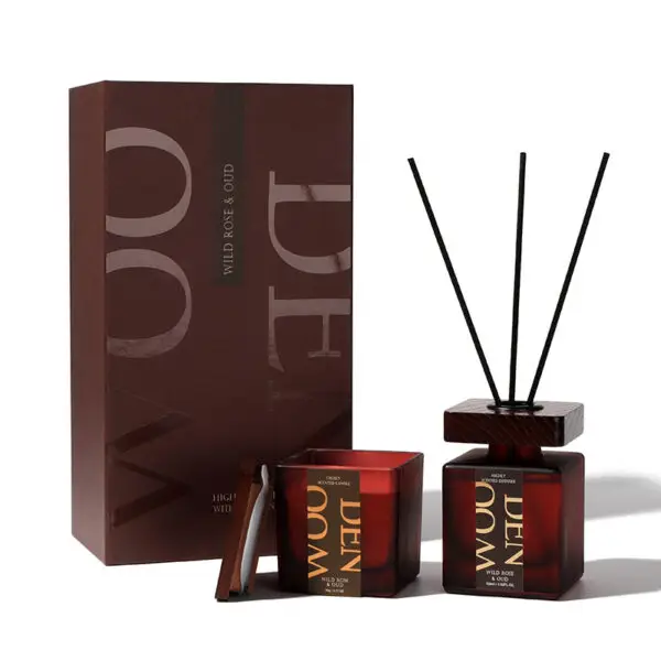 reed diffuser and scented candle gift set