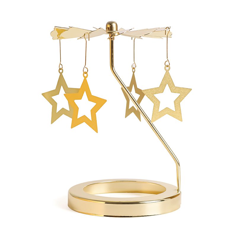 five-pointed star candle spinner