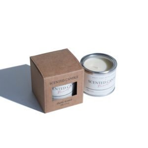 soy wax tin candle and kraft box – English Pear & Freesia