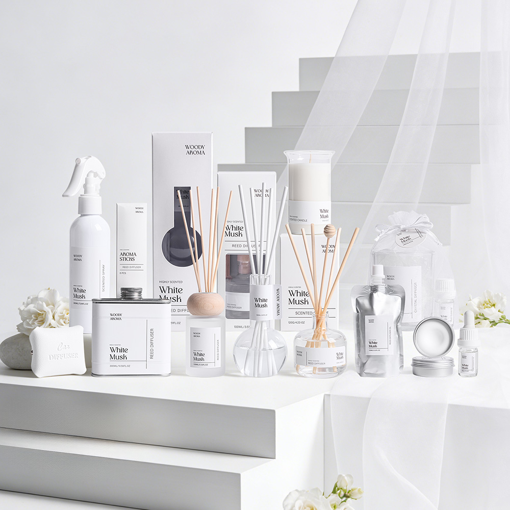 home fragrance collection with room spray