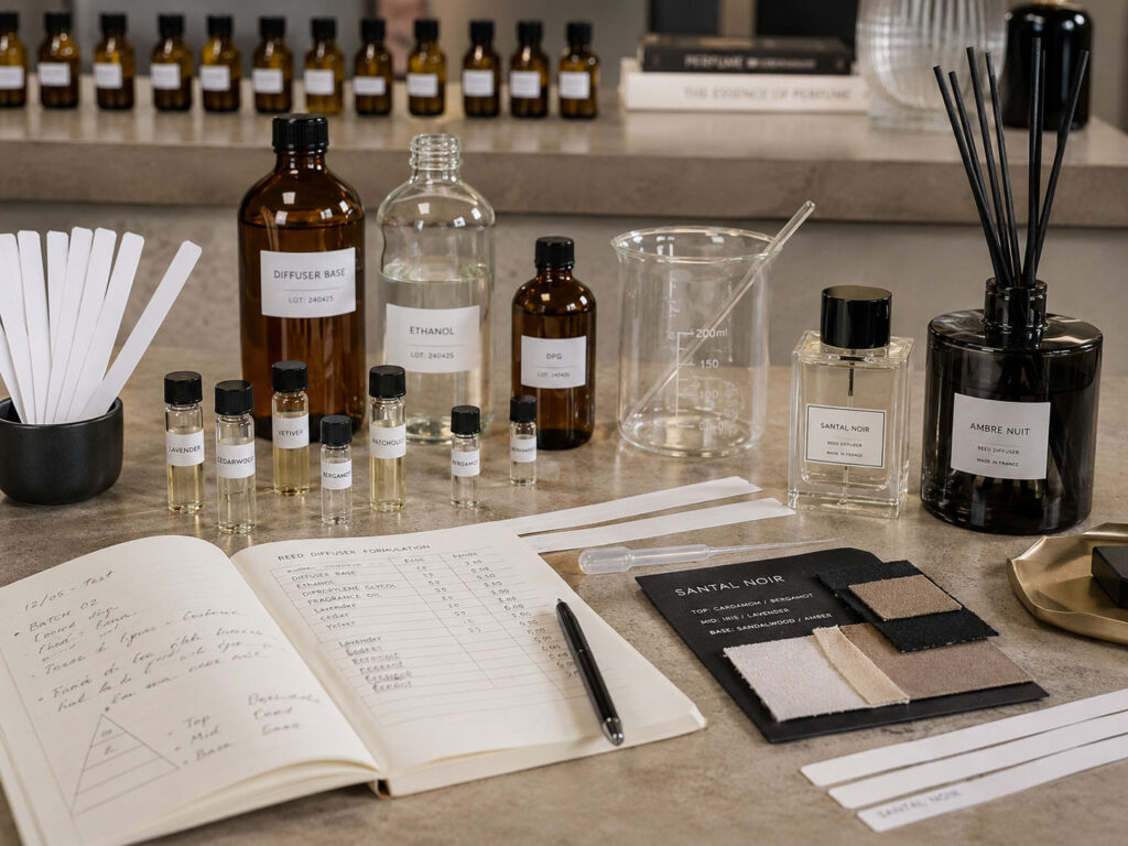 custom fragrance development for private label home fragrance products